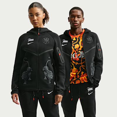 Netherlands x Patta Men's Tech Fleece Full-Zip Windrunner Hoodie